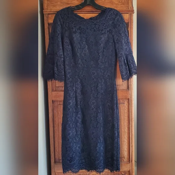 preen lace dress PREEN BY THORNTON BREGAZZI LACE MIDI DRESS SMALL main image 1
